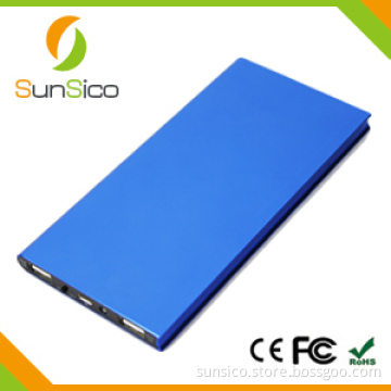 Portable Mobile Power Bank with 8000mAh Li-Polymer Battery